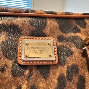 Barely used authentic Dolce and Gabbana leopard handbag.